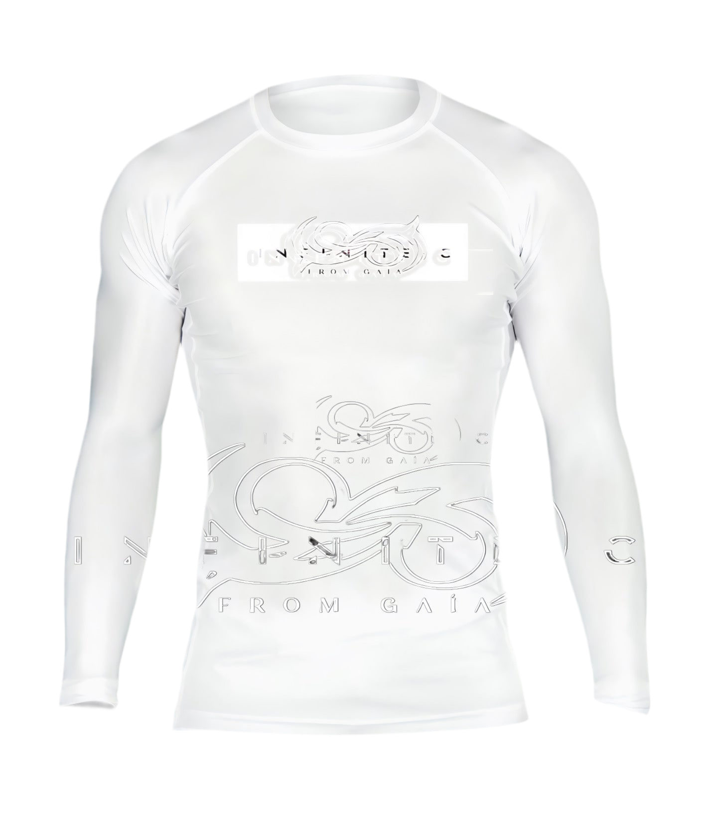 Astrea White Rashguard Linnen