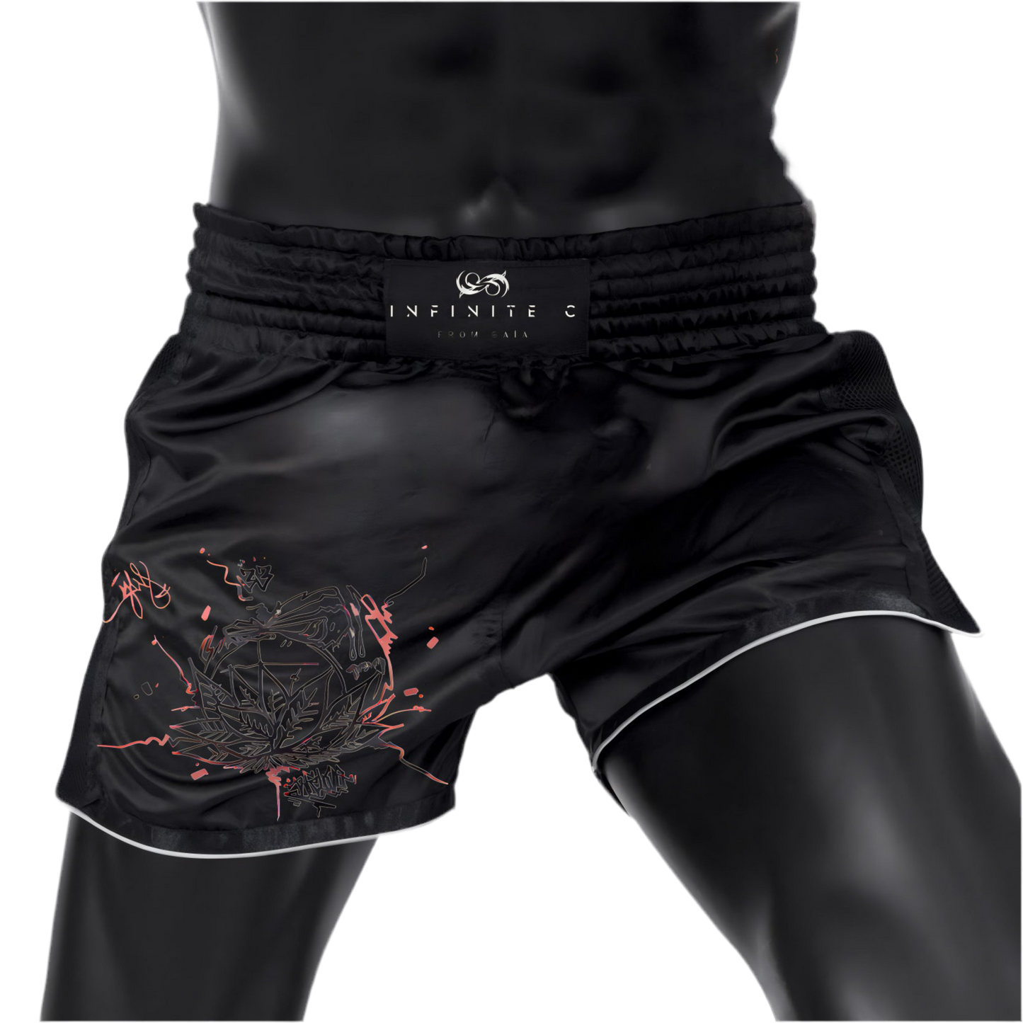 “Phra Mae Thorani” Muay Thai Shorts SAM 33 Habana Satin