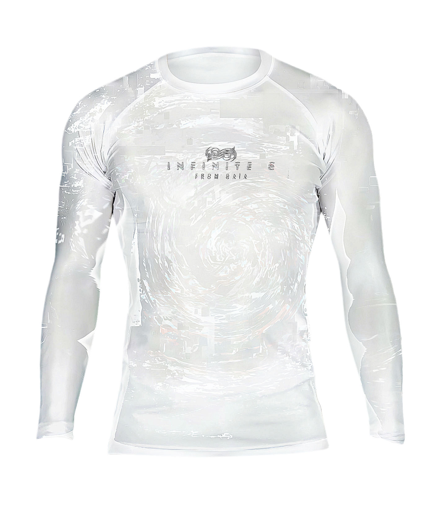 Aesos White Rashguard Linnen