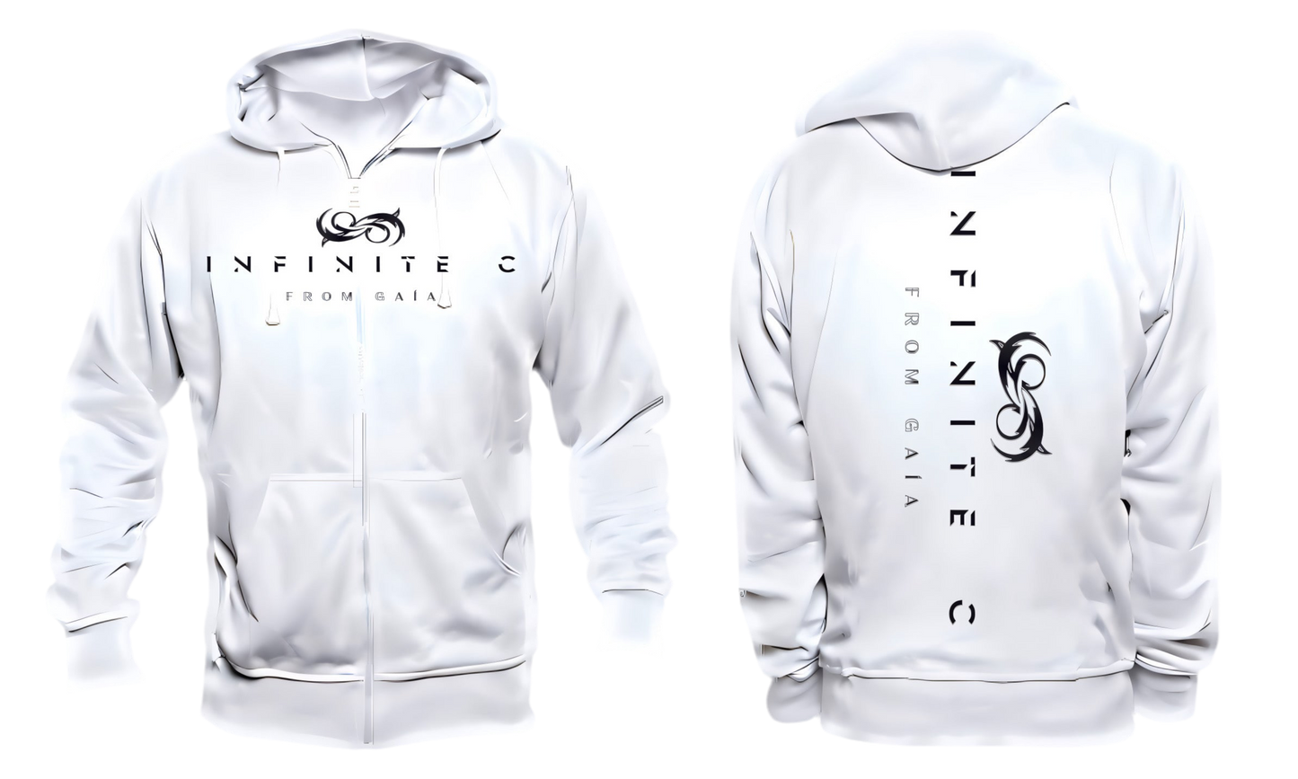 “Tāne Mahuta Hoodie” White