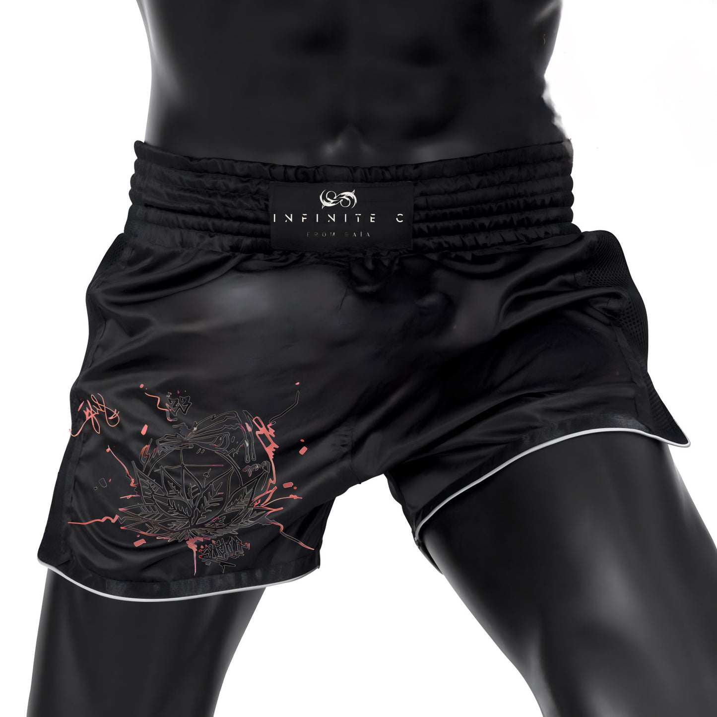 “Phra Mae Thorani” Muay Thai Shorts SAM 33 Habana Satin
