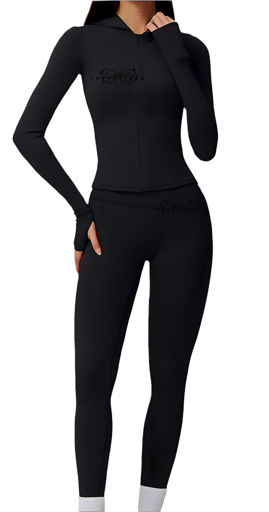 “Freyja” Bamboo Yoga Set Leggings and Top