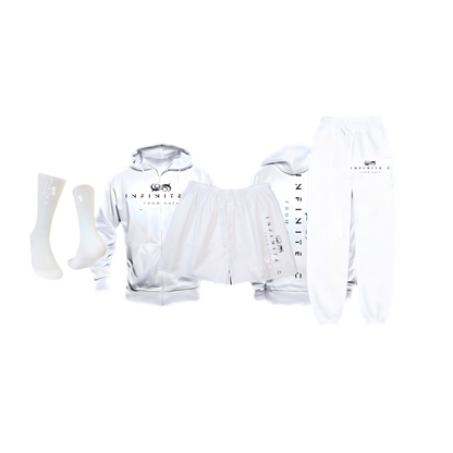 “Tane Mahuta” jogging Set White + FREE boxers + FREE socks