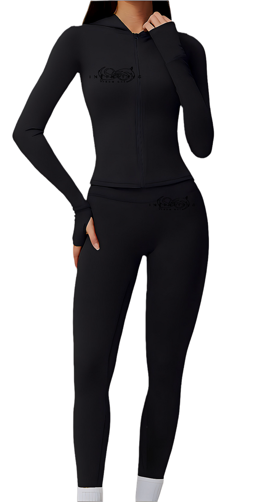 “Freyja” Bamboo Yoga Set Leggings and Top